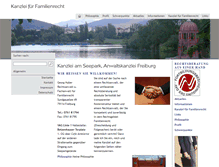 Tablet Screenshot of fachanwalt-freiburg.de